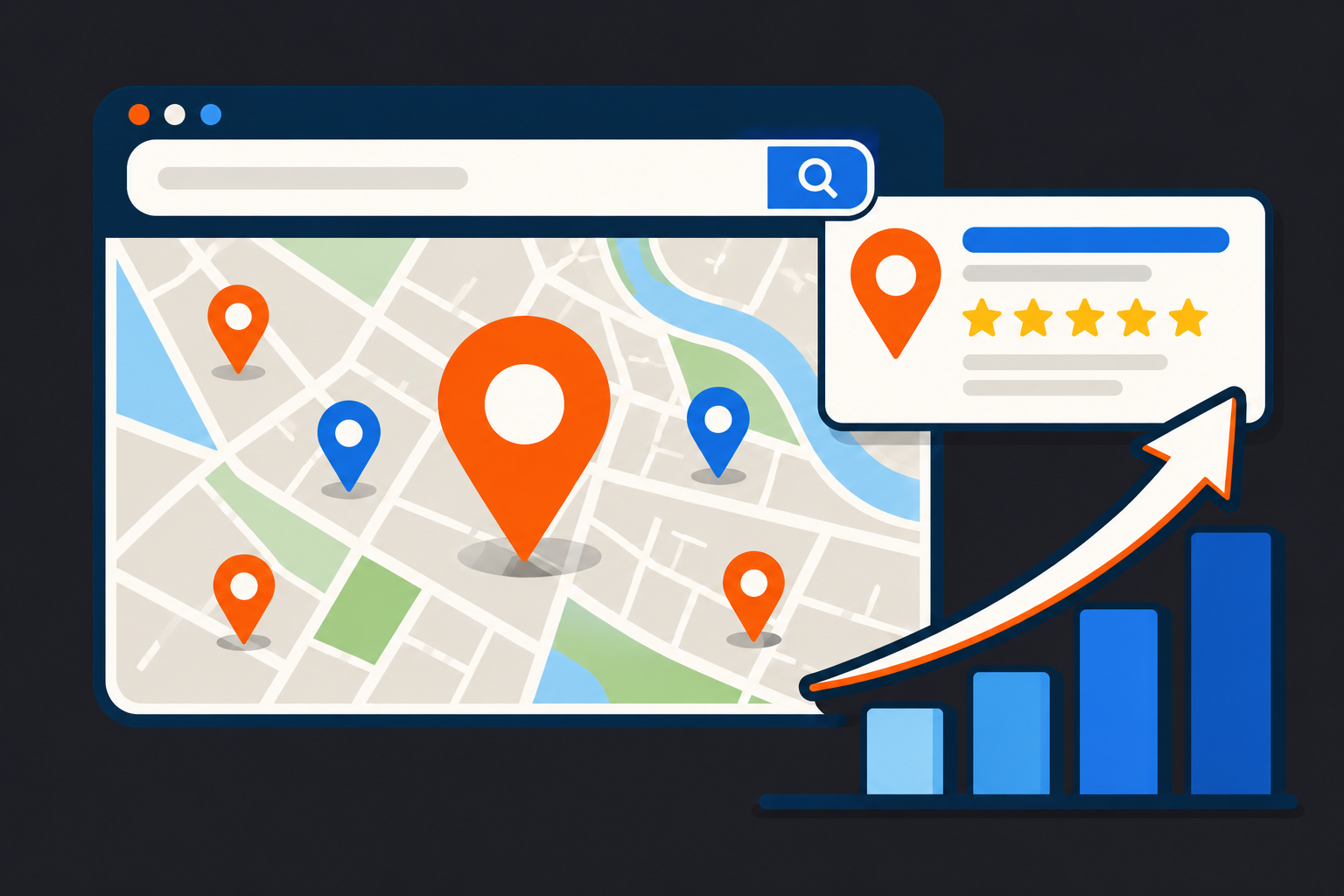 Local Google strategy for a heavy-duty truck repair shop