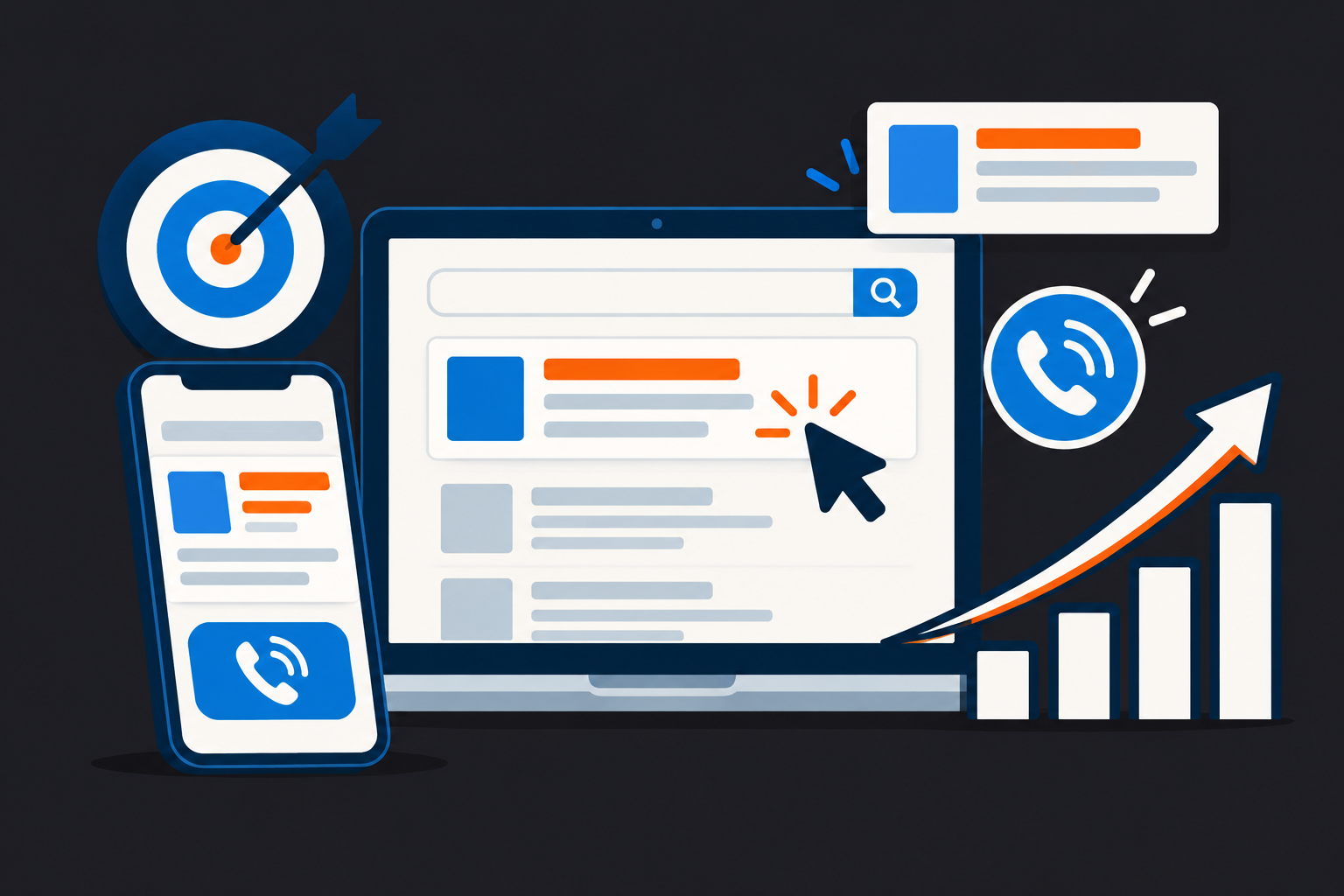 Paid advertising results for a heavy-duty truck repair shop